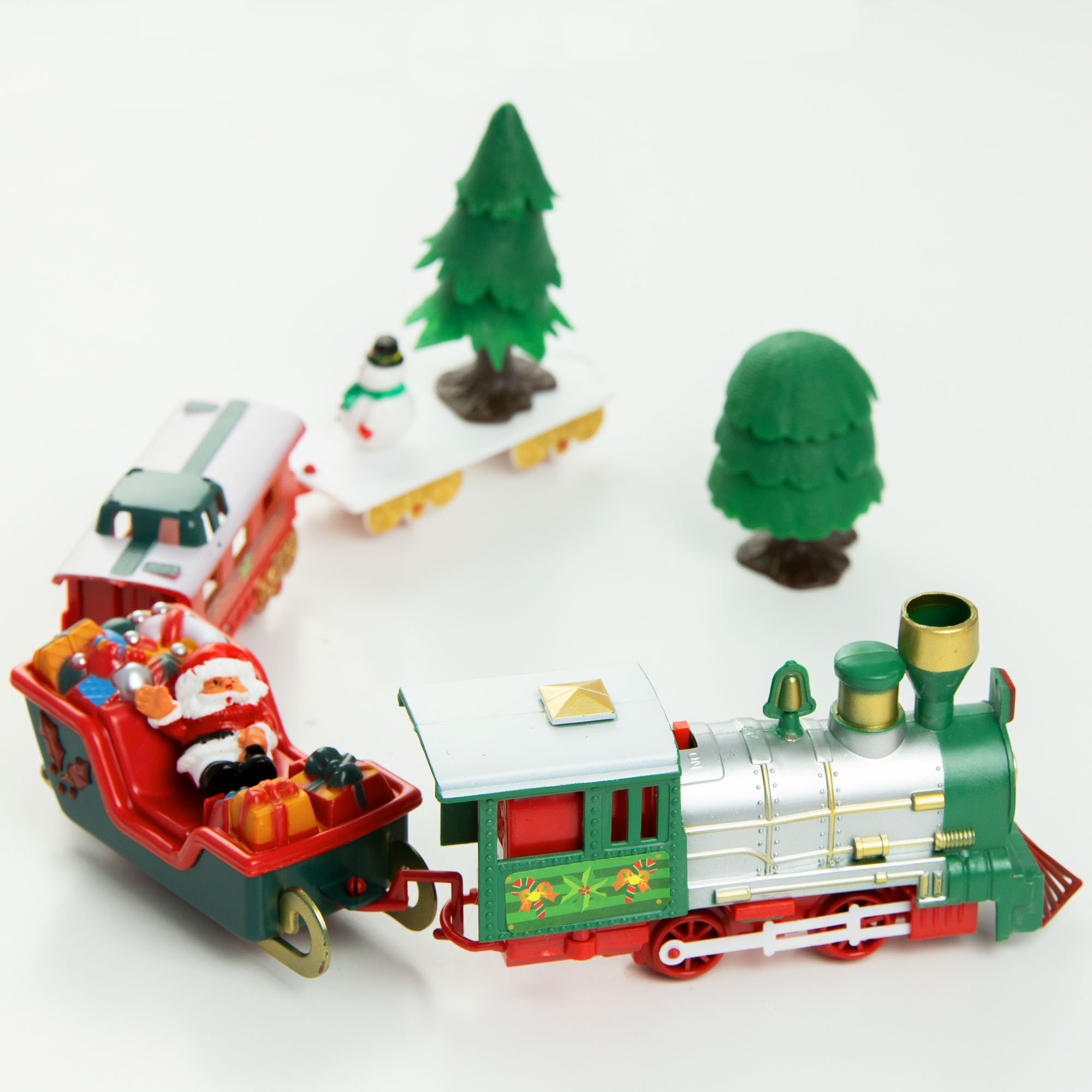 KOLEJKA ELEKTRYCZNA ŚWIĄTECZNA ZABAWKA POCIĄG Seria 1