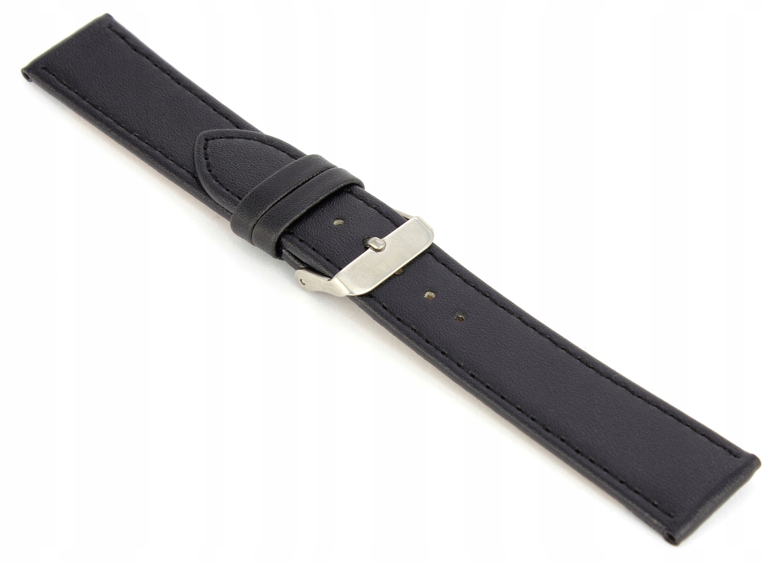 Skórzany Pasek do Zegarka - 22mm TOSCANA czarny Kod producenta Toscana