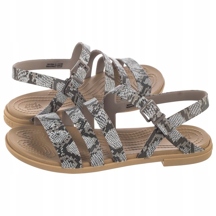 

Buty Sandały na Lato Crocs Tulum W 206107 Brązowe