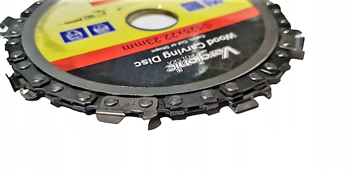 TARCZA PIŁA ŁAŃCUCHOWA DO DREWNA SZLIFIERKI 125mm