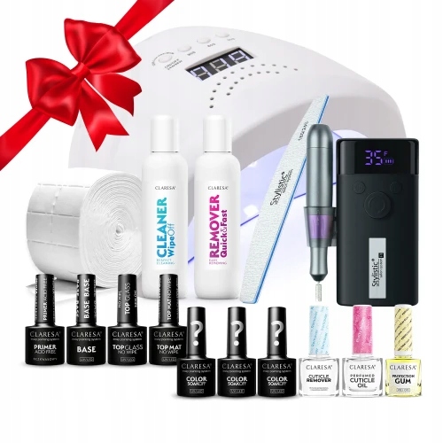 Claresa Zestaw hybrydowy z lampą i frezarką