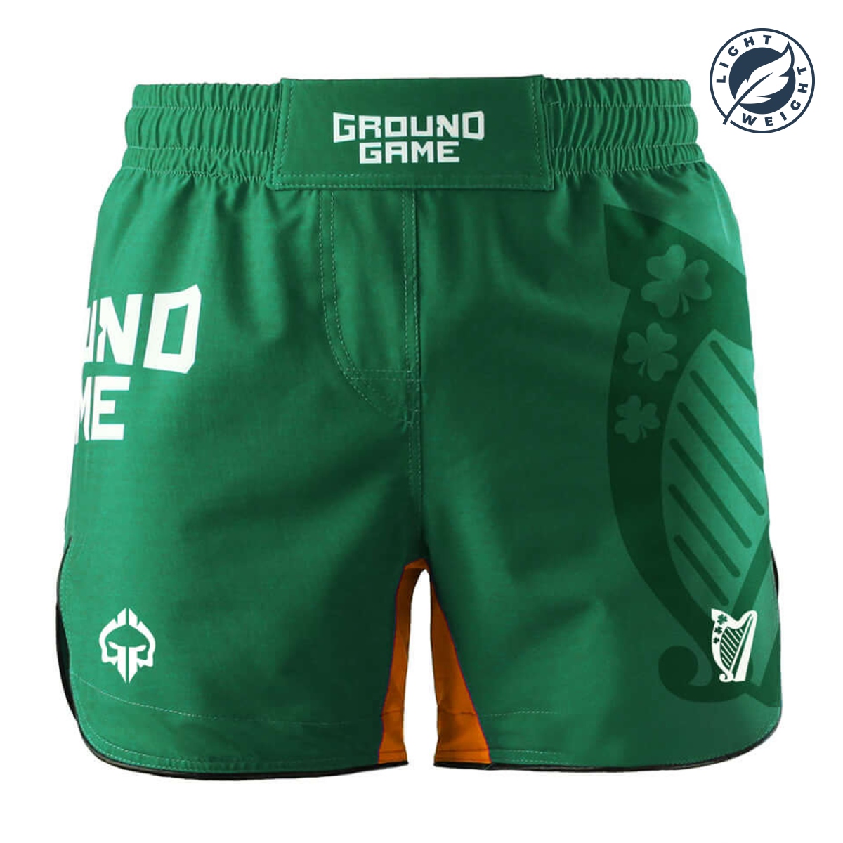Lehké Mma kraťasy Ireland (zelené) L Ground Game