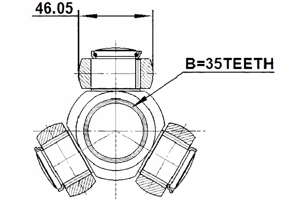 FEBEST KRZYZAK TOYOTA AVALON GSX30 2005.01-2012.10 US Producent części Febest