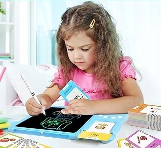 CZYTNIK KART TABLET DO NAUKI ANGIELSKIEGO 244 SŁÓWEK DLA 3 4 5 6 7 8 LATKA Język angielski