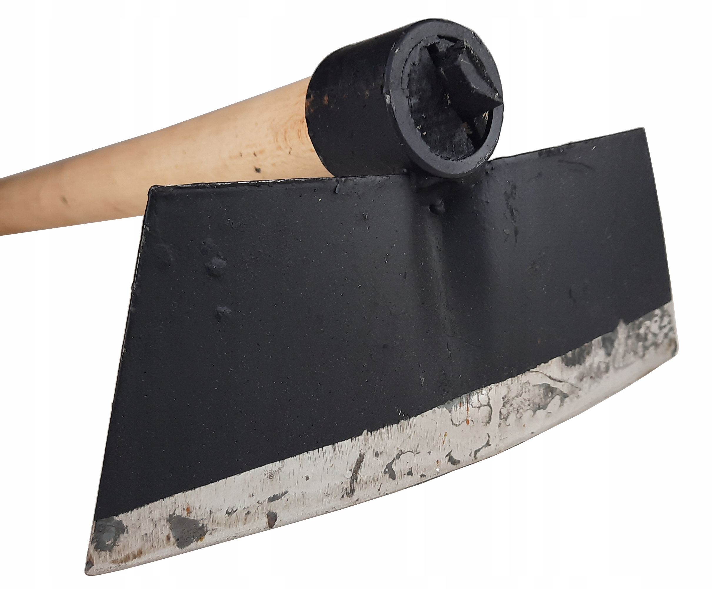 Motyka ogrodowa kuta stalowa prostokątna duża 200 mm z trzonem Kod producenta 0419