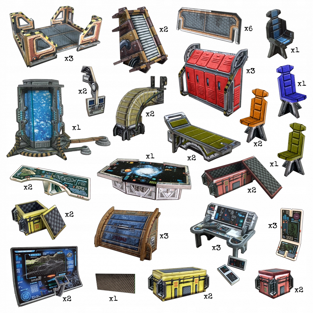 Battle Systems Galactic Core Set Rodzaj element terenu