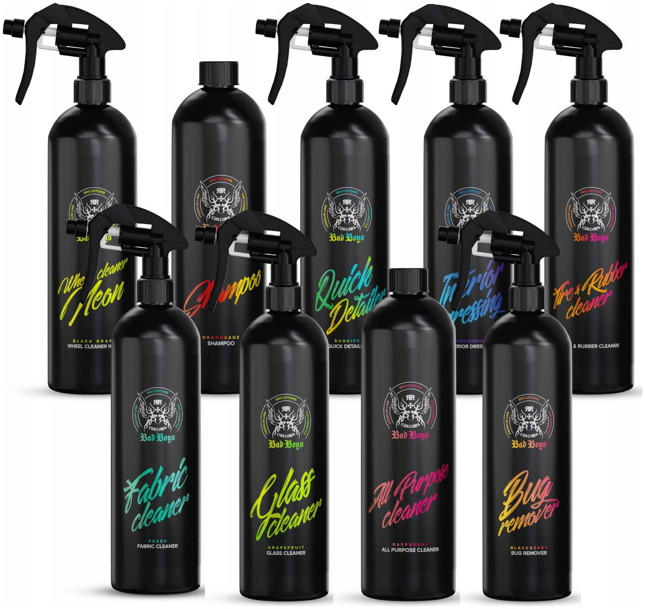RR Customs RRC Bad Boys Mega Zestaw Kosmetyków Do Auta Detailing Prezent