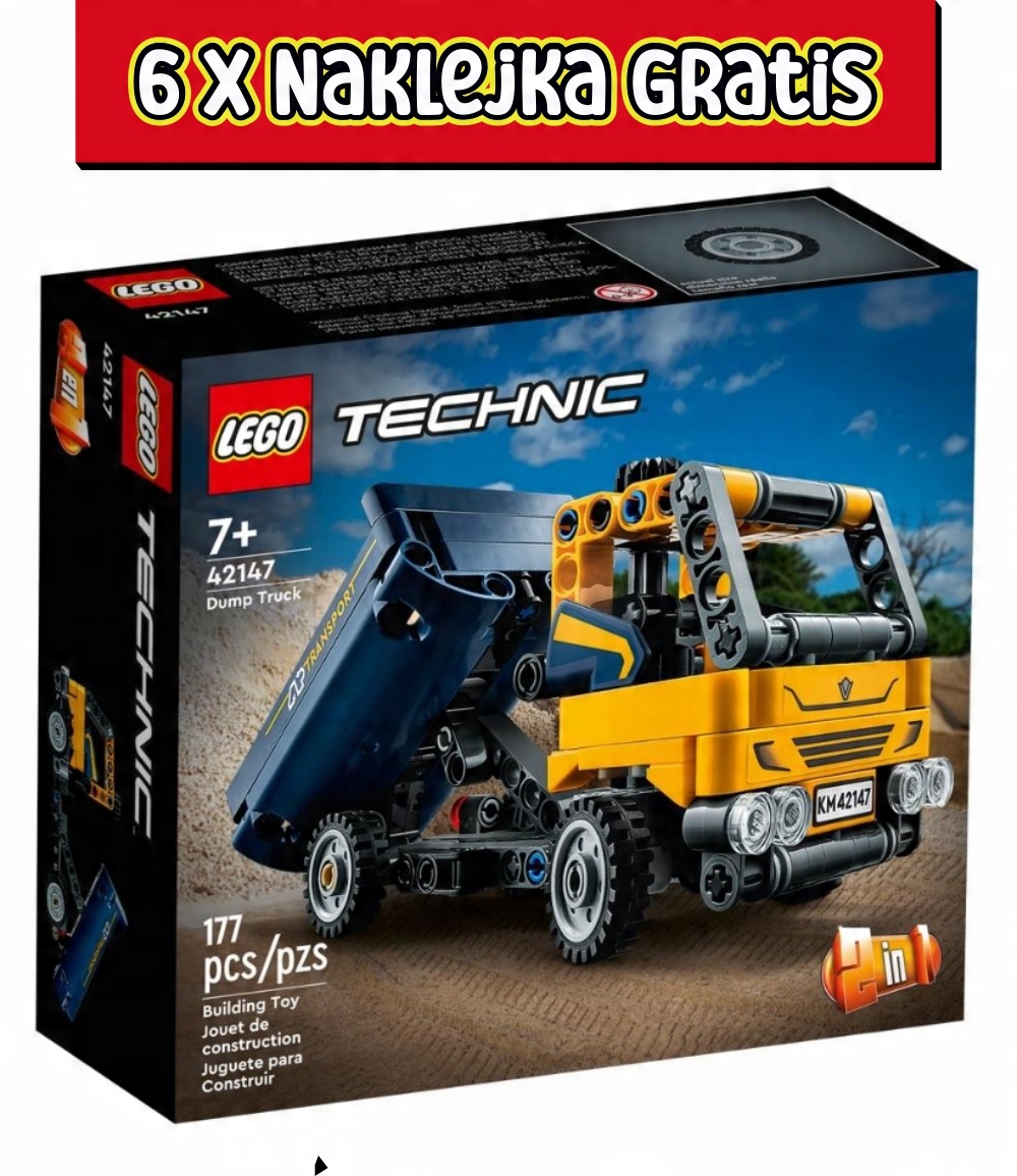

Lego Technic Ładowarka Samochód Ciężarowy Wywrotka