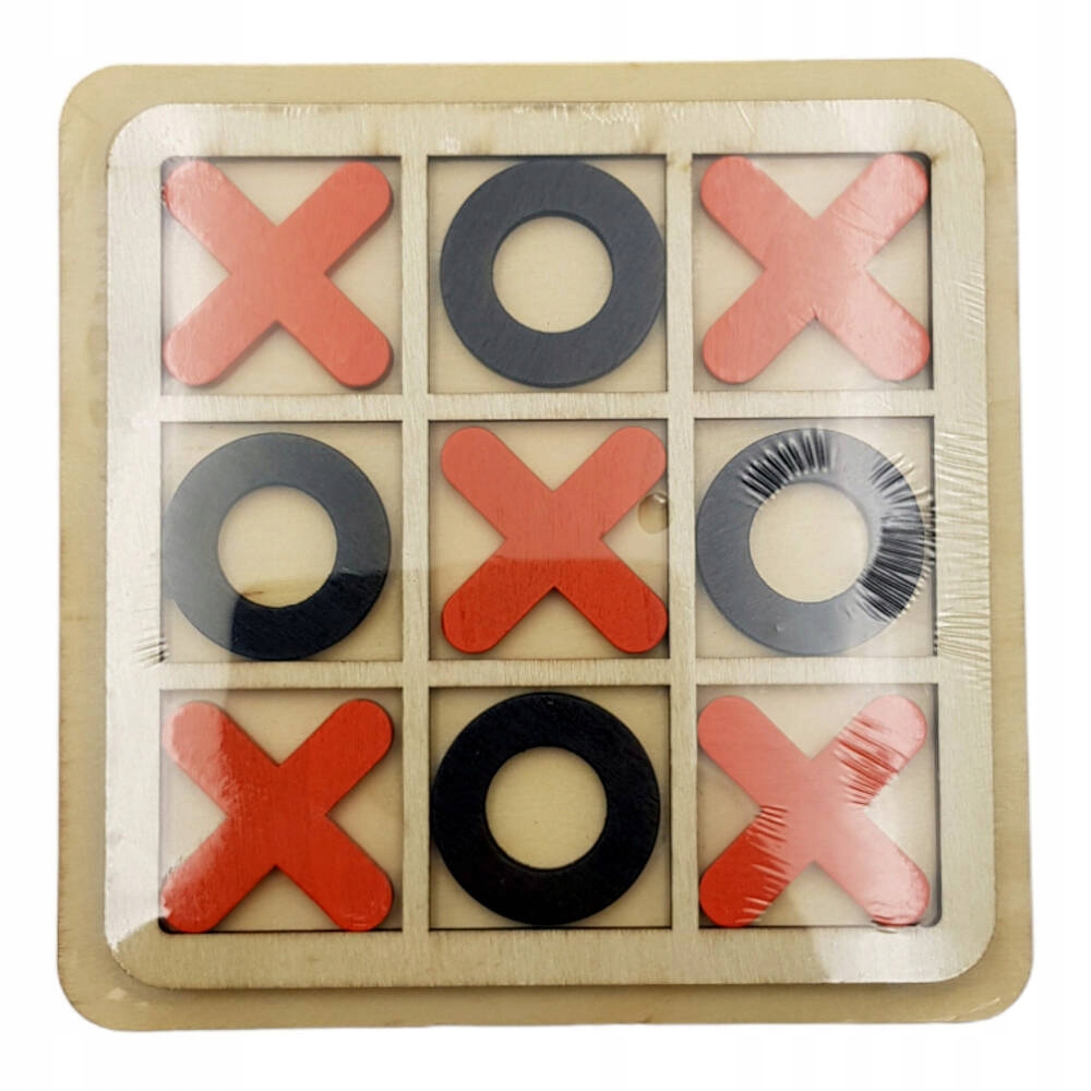 GRA KÓŁKO I KRZYŻYK DREWNIANA DLA DZIECI LOGICZNA Nazwa Kółko Krzyżyk