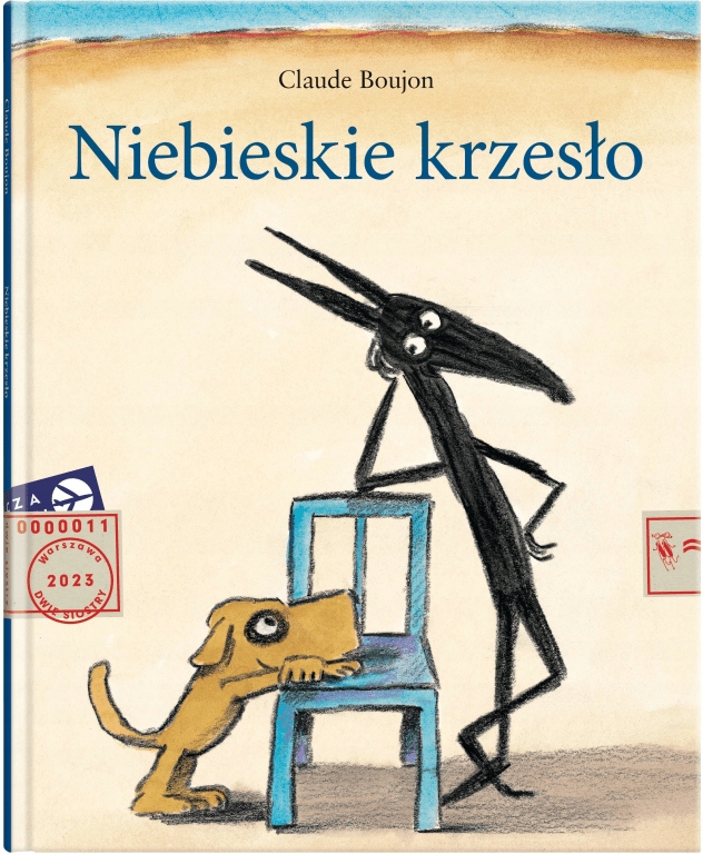 

Niebieskie krzesło Polecone z Zagranicy C.Boujon