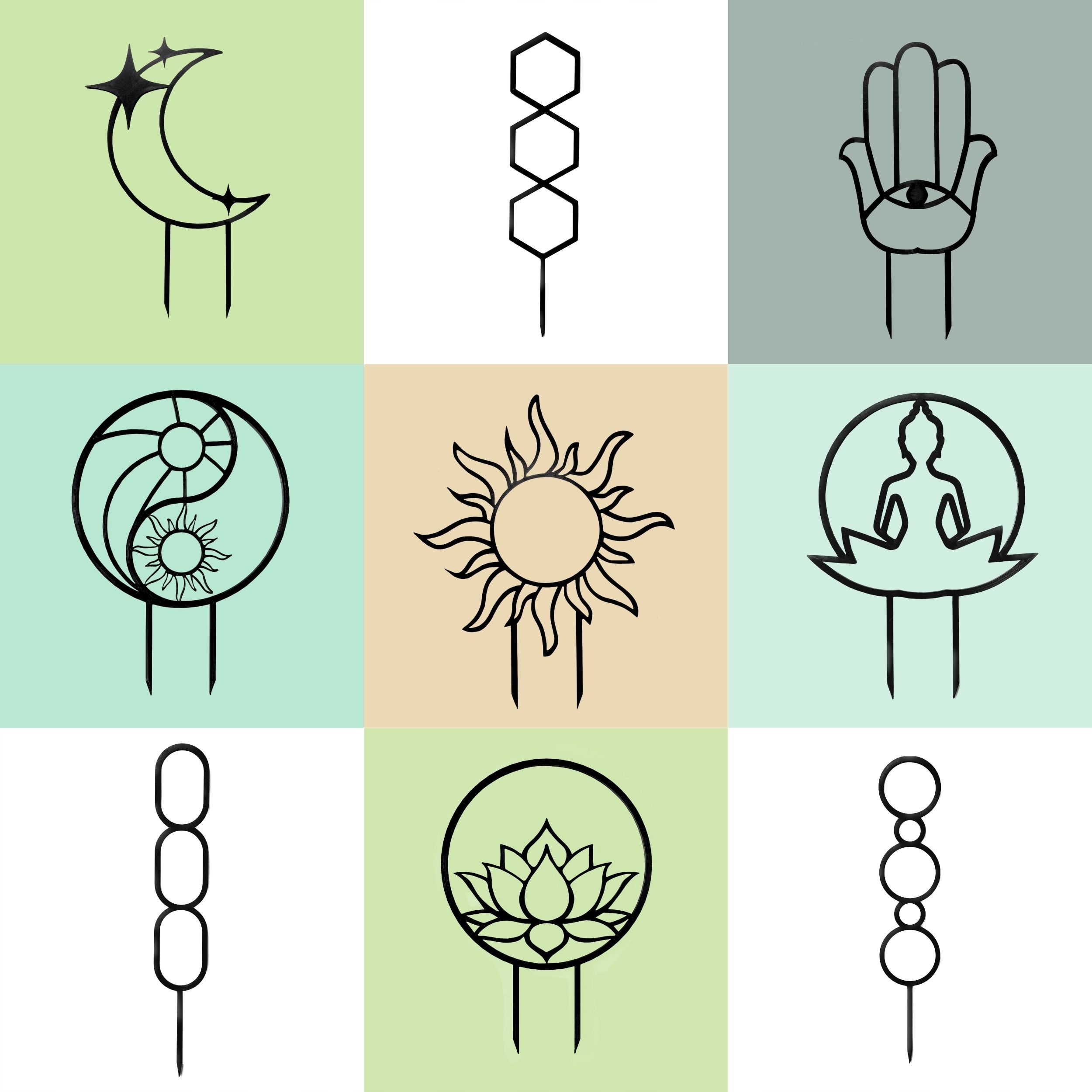 Podpórki do kwiatów roślin podpórka podpora drabinka pergola KORAL M - 31cm Kod producenta KORAL.31