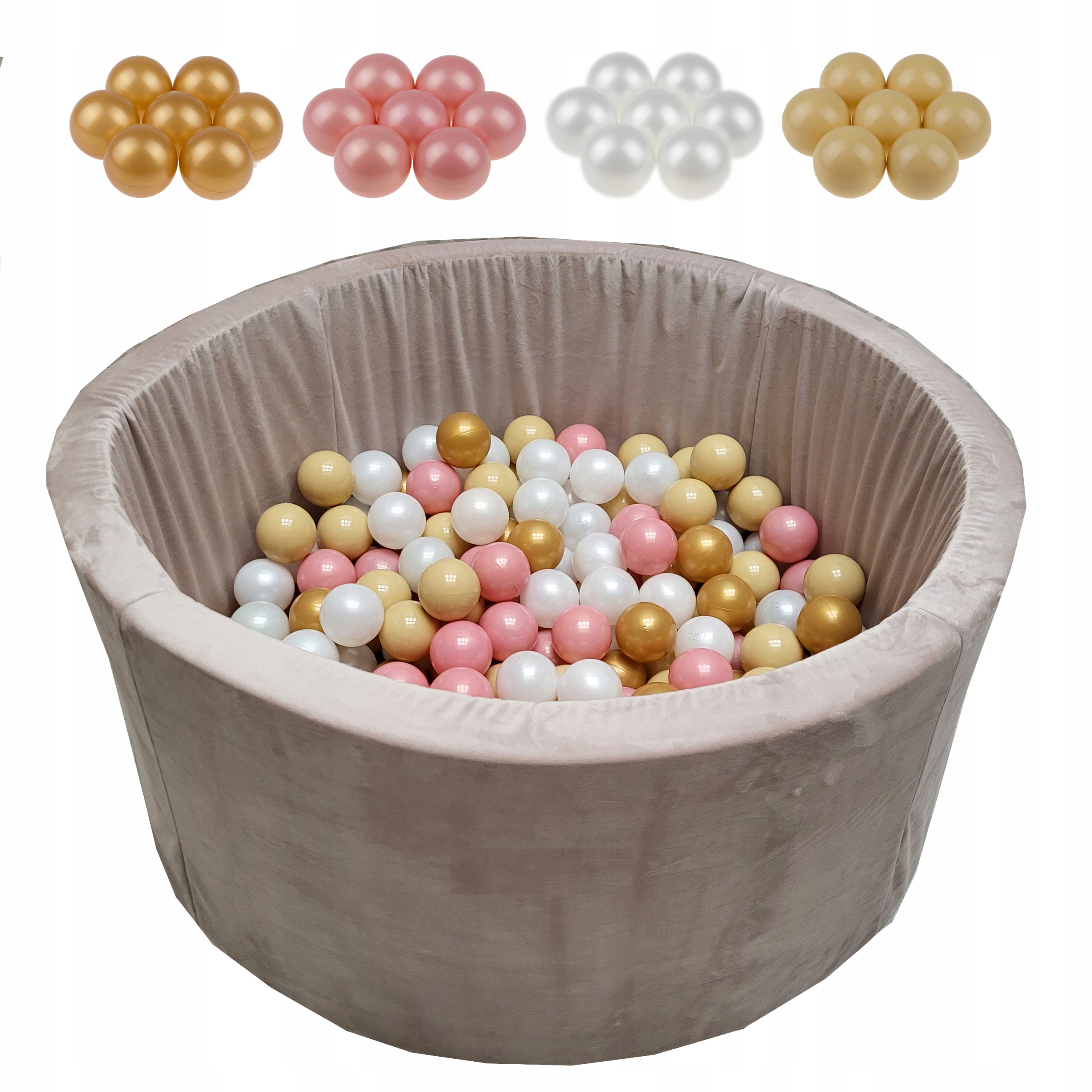 SUCHY BASEN z kulkami dla dzieci DUŻY 90x30 cm /200 piłek ProduktPolski CE