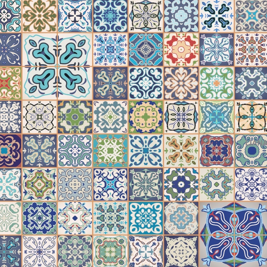 

Okleina Meblowa Folia 45x50 Mozaika Wielokolorowa