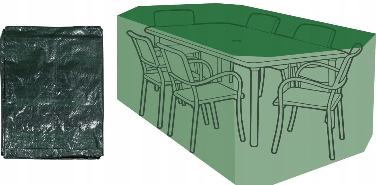 

Pokrowiec Plandeka Na Meble Ogrodowe 270x180x89cm