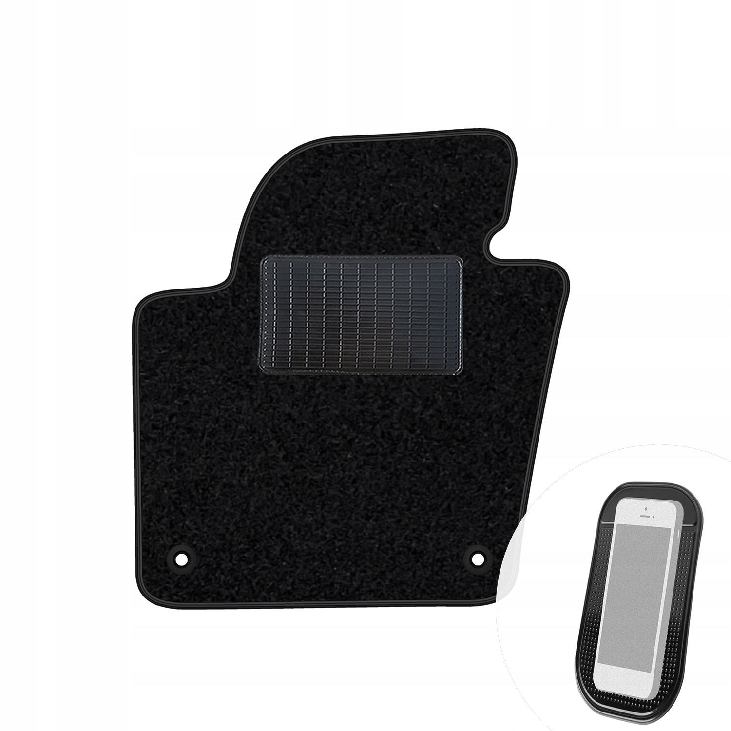 Welurowy Dywanik Kierowcy do Seat Alhambra II 2