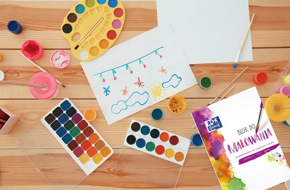 Blok techniczny Oxford A4 10 kartek biały Bohater / Bajka brak