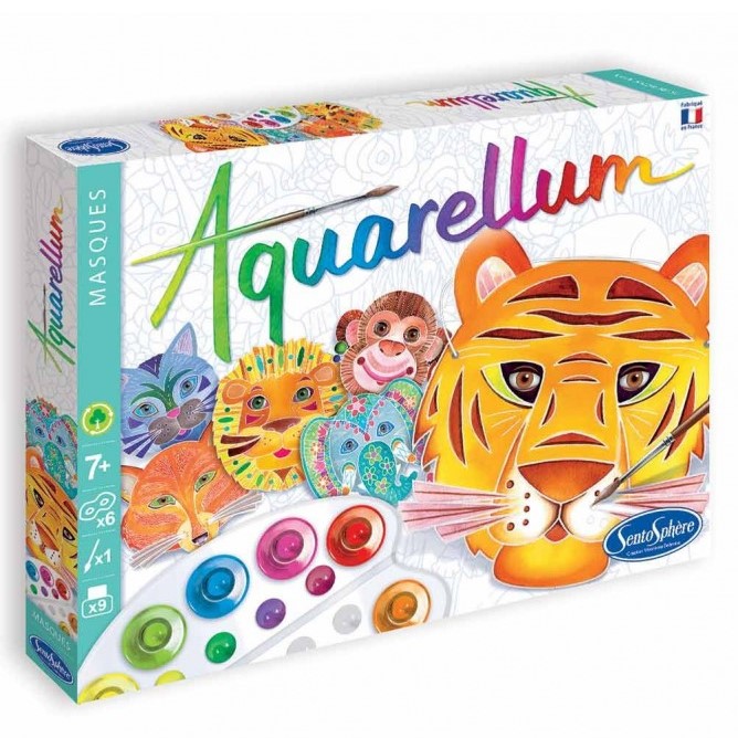 

Aquarellum Zestaw do malowania Maski Zwierzęta