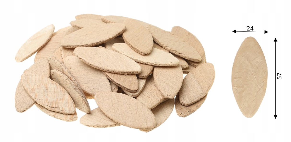 LAMELKI BUKOWE LAMELKA ŁĄCZNIK MEBLOWY nr 20 50x