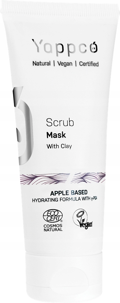 Yappco Scrub Mask with Clay Maska peeling wygładzająca z glinką 75ml