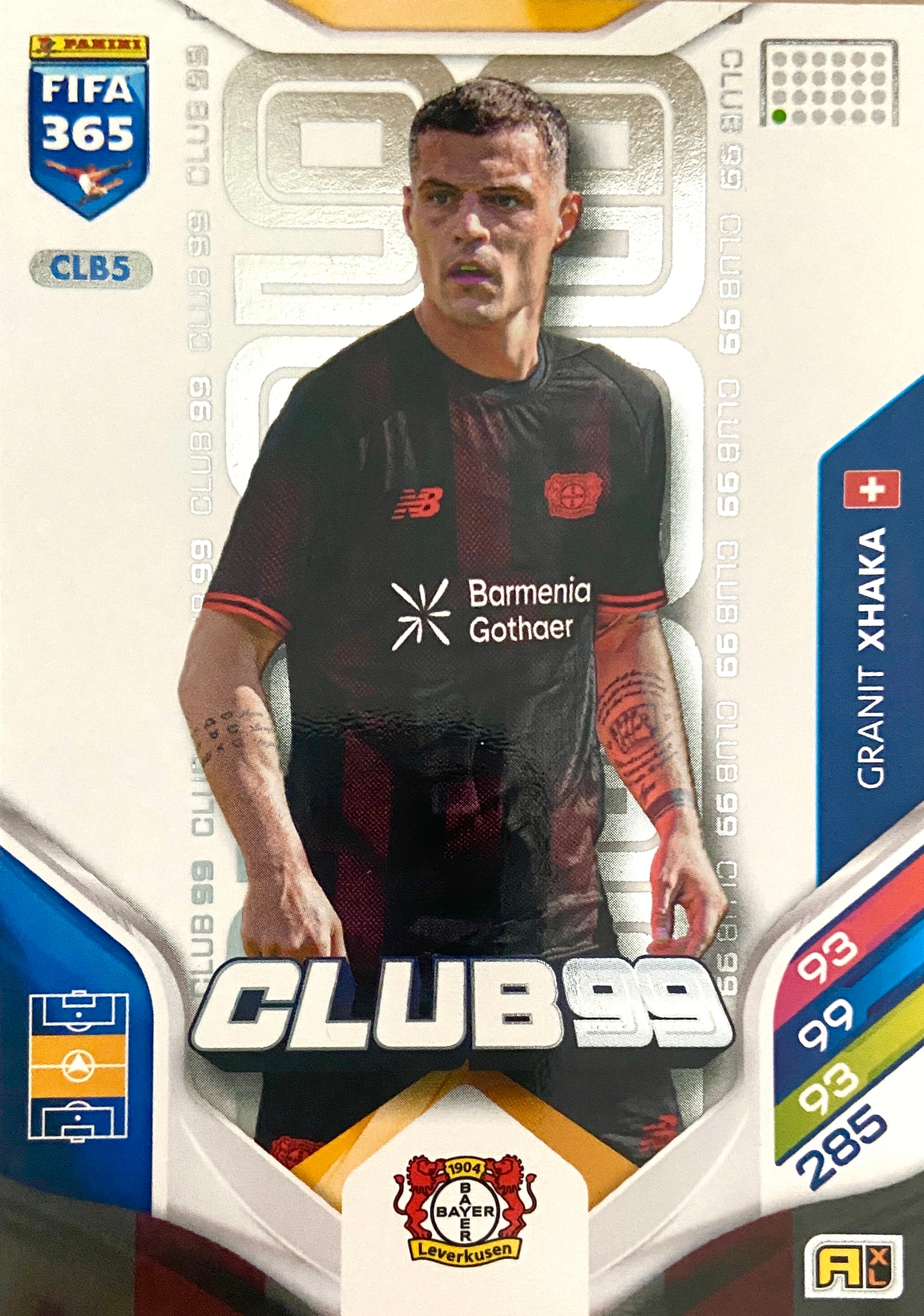 Panini Fifa 365 2026 CLUB99 CLB5 Granit Xhaka Bayer Leverkusen