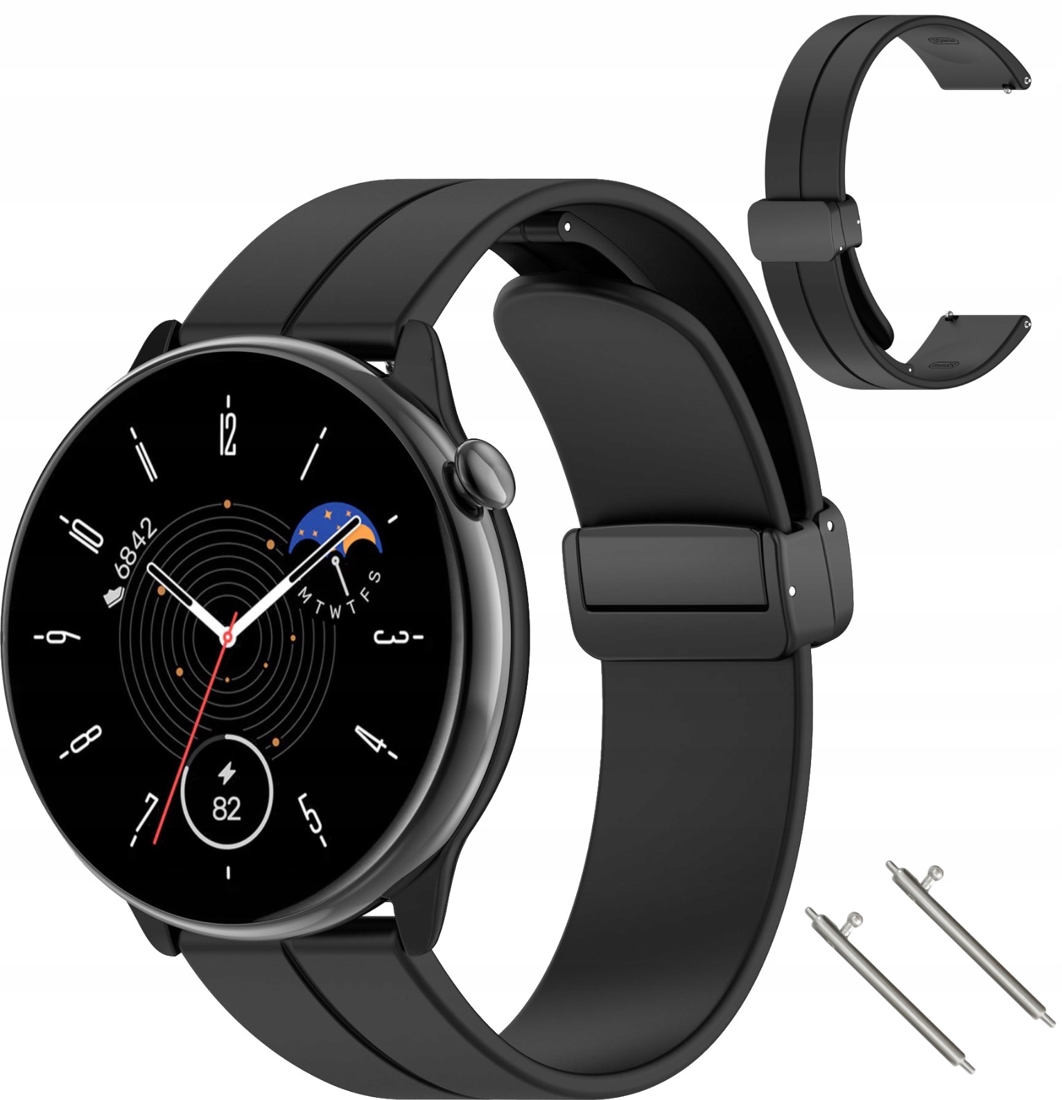 PASEK NA MAGNES JWX DO SMARTWATCH|ZEGARKA 22MM SAMSUNG AMAZFIT HUAWEI POLAR