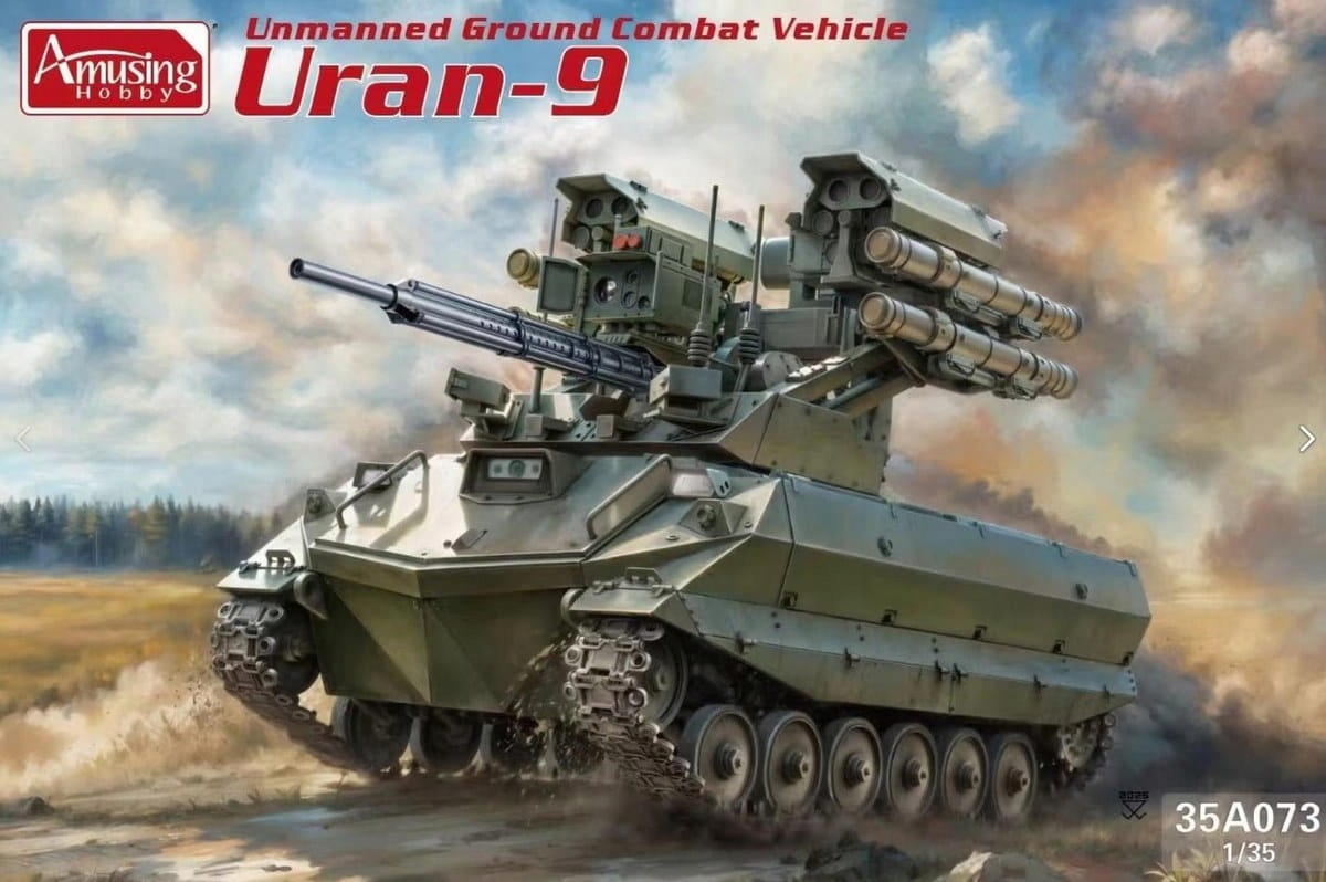 Amusing Hobby 35A073 1:35 Unmanned Ground Combat Vehicle Uran-9
