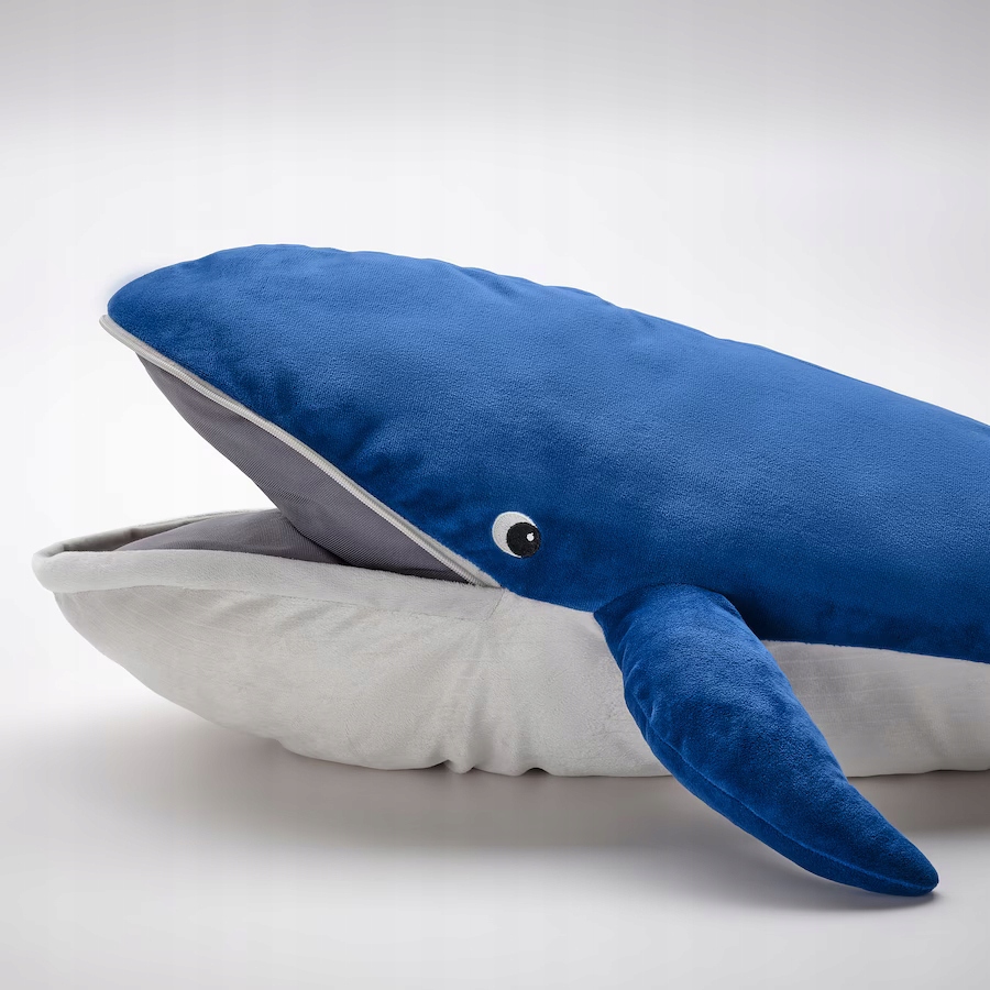 IKEA BLAVINGAD PLUSZAK WIELORYB MEGA PŁETWAL 100CM Wiek dziecka 12 m +