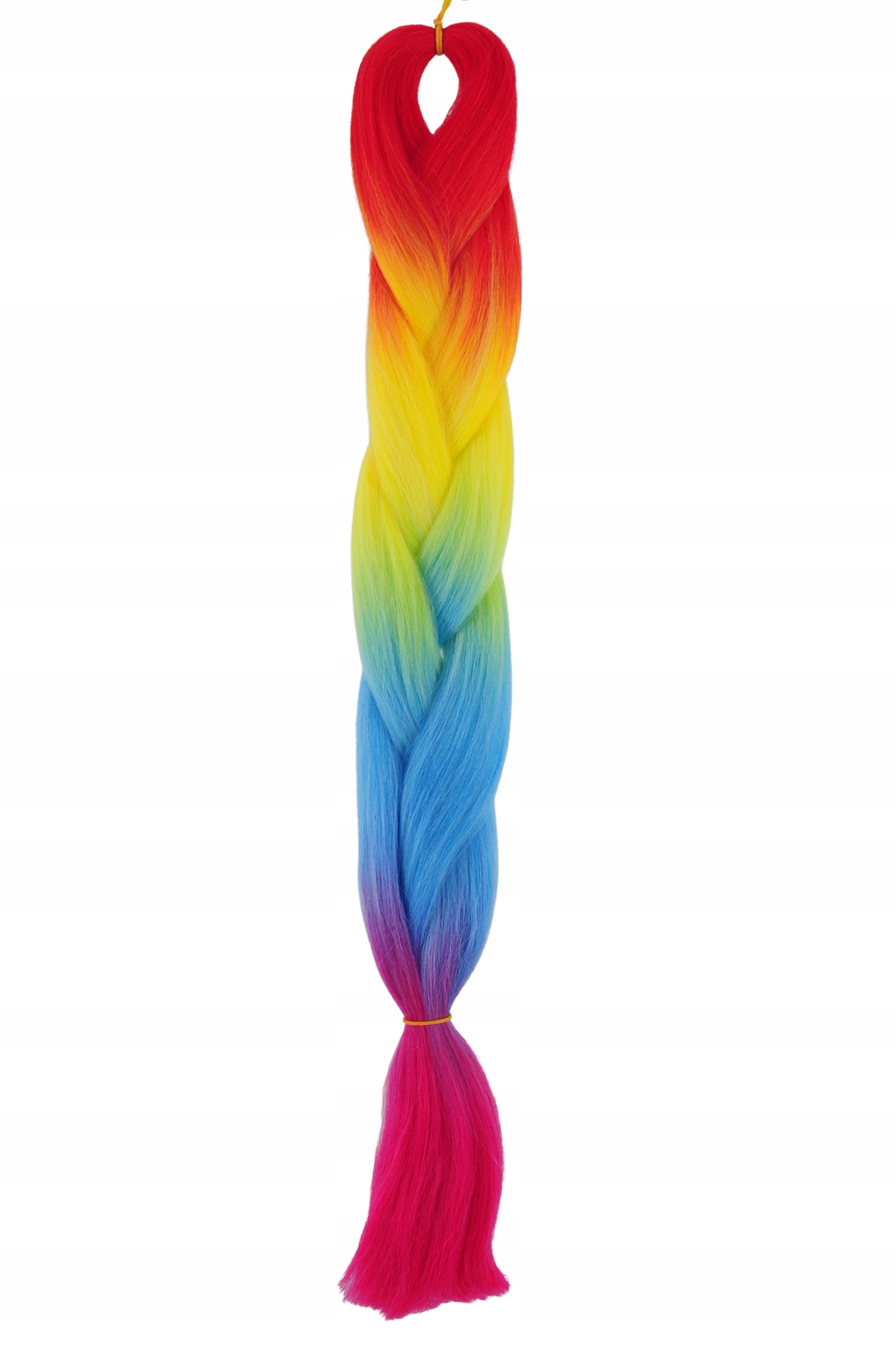 WŁOSY SYNTETYCZNE PROSTE KOLOROWE WARKOCZE 4K.001