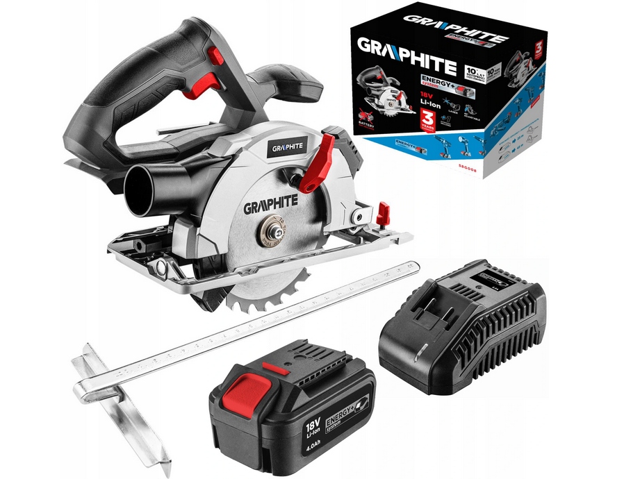 

Pilarka Tarczowa Akumulatorowa Graphite 18V 4Ah