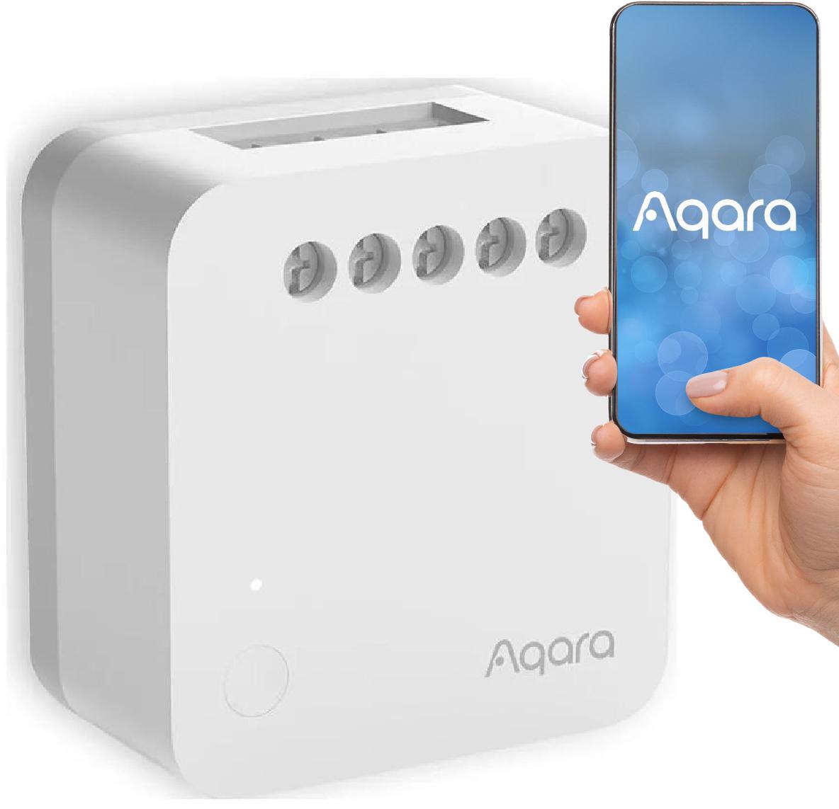 Aqara Przekaźnik podpuszkowy T1 SSM-U02 Homekit wersja Eu bez przewodu neut