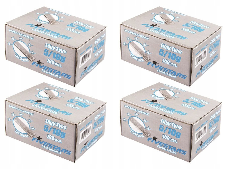 Ciezarki Klejone Ocynkowane FIVESTARS 5 10g 400