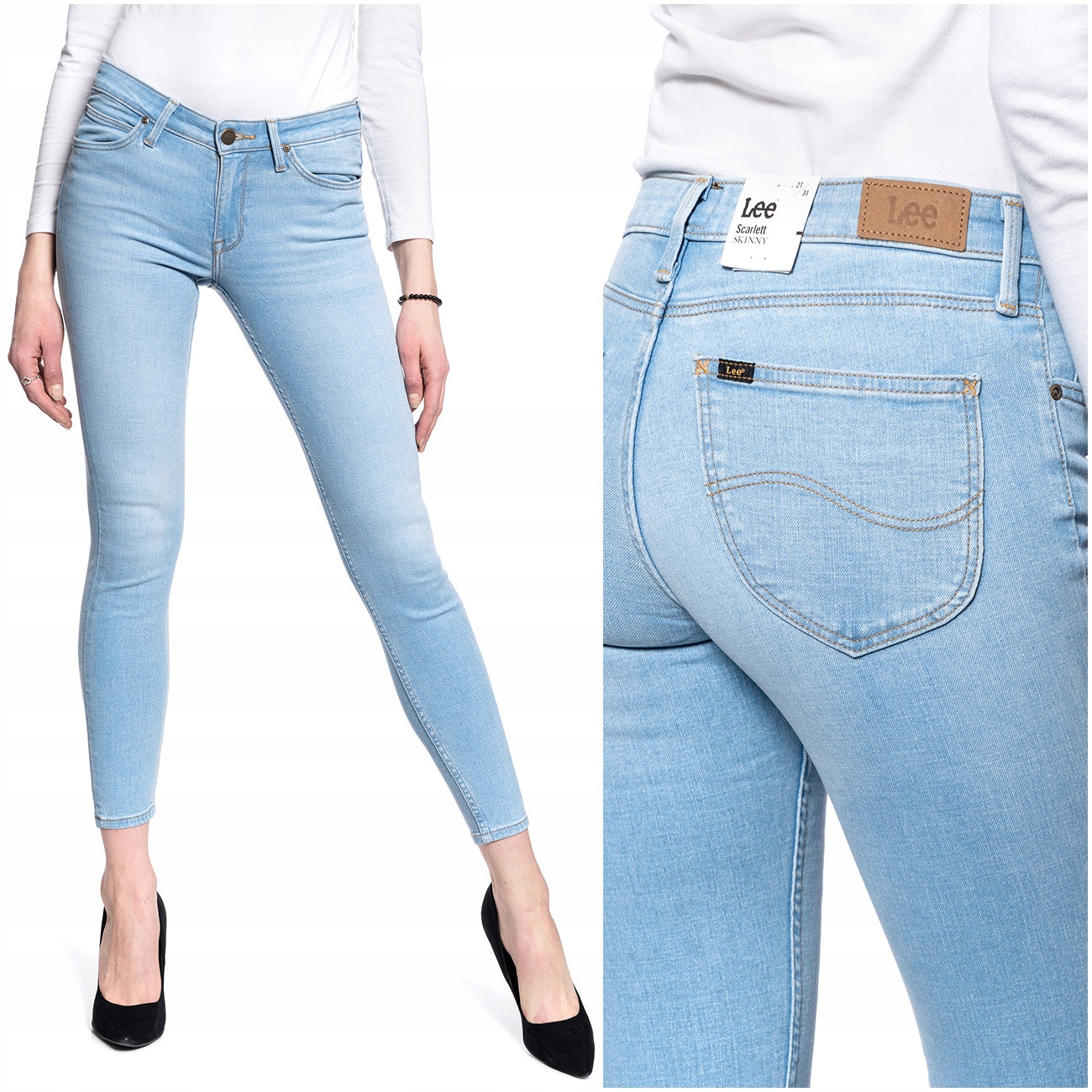 

Lee Scarlett Damskie Spodnie Jeansowe W31 L31