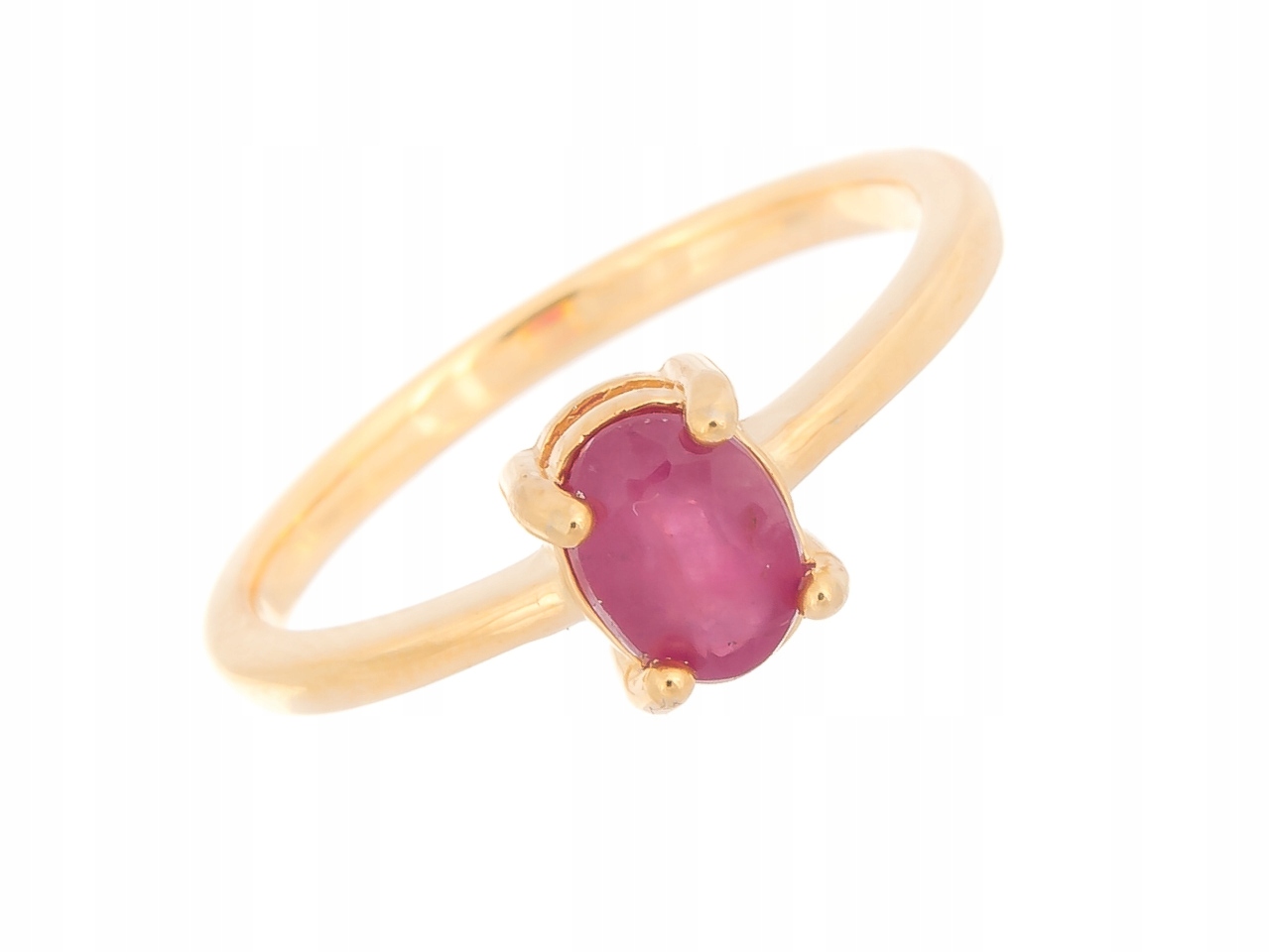 Stříbrný Prstýnek Vel Dárek Přírodním Rubín Dárkový