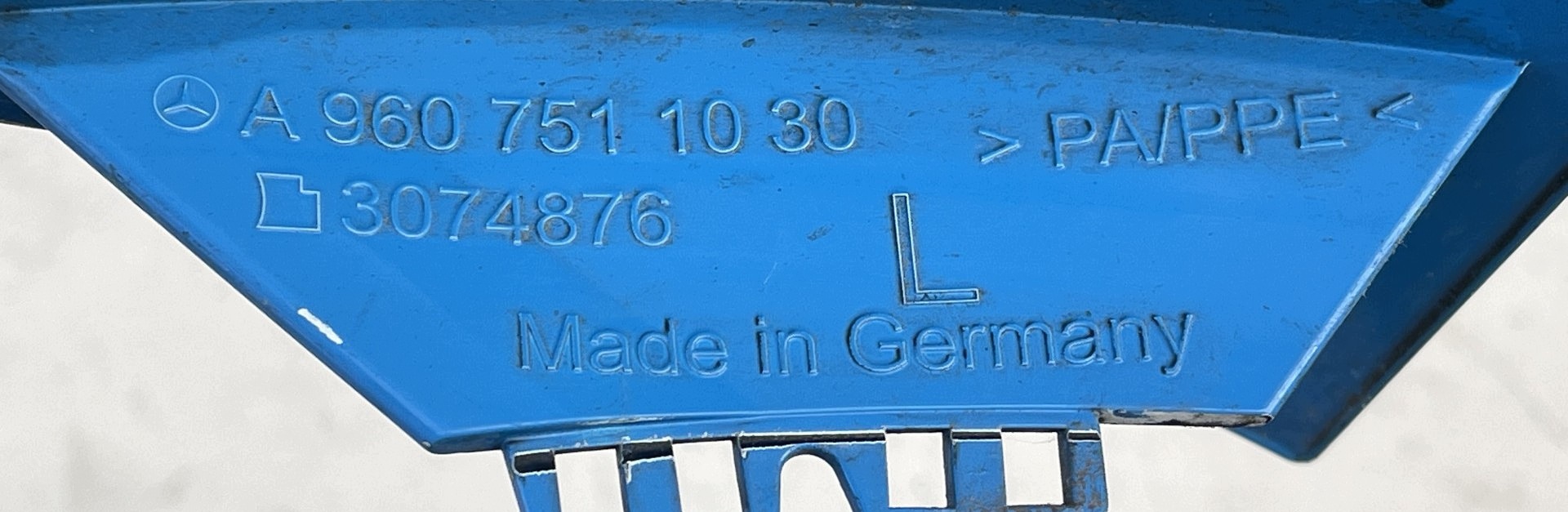MERCEDES ACTROS IV MP4 2011- SPOILER bonnet hood cabs front left A9607511030