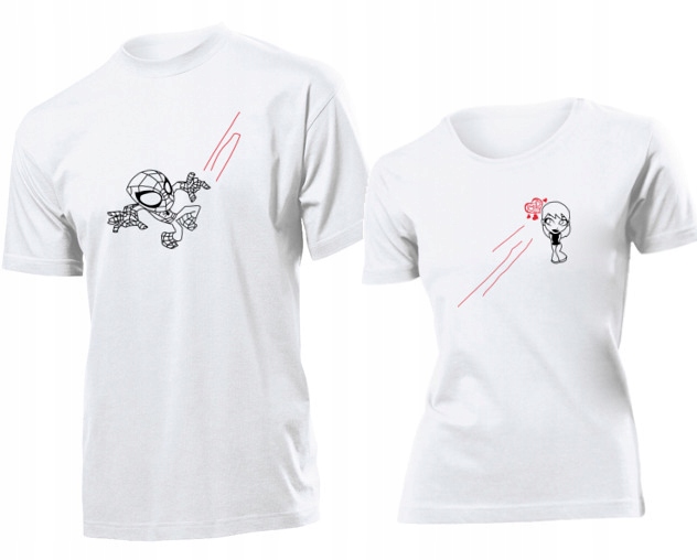 

Koszulki dla par Spider Love XXL