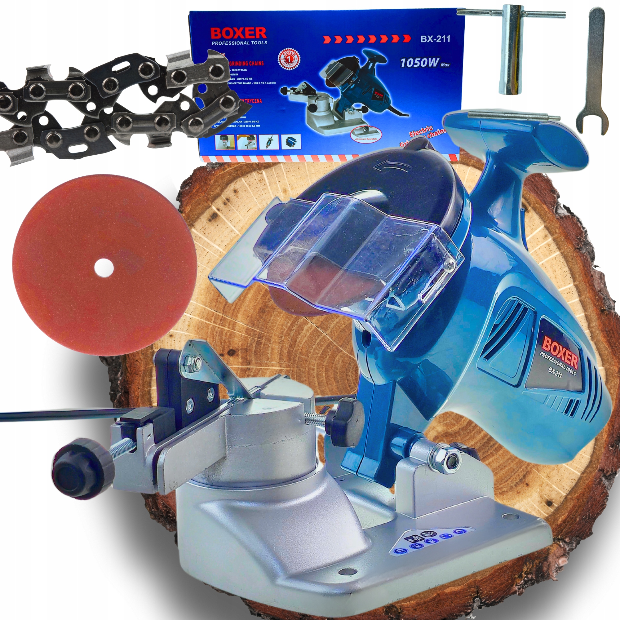 ELEKTRYCZNA OSTRZAŁKA DO ŁAŃCUCHÓW 1050W BULLTECH