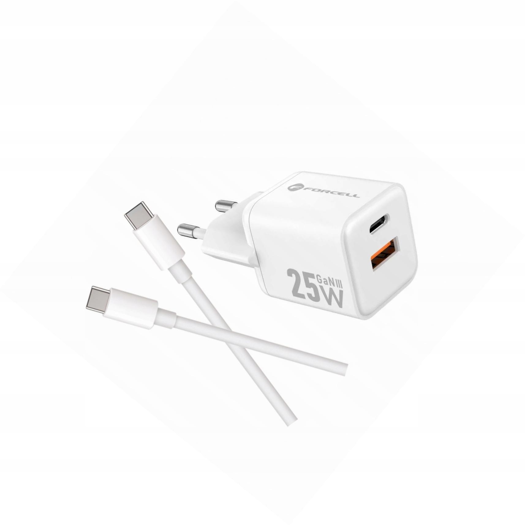 Szybka ładowarka Gan 25W z długim kablem Usb-c do Xiaomi Redmi Note 13