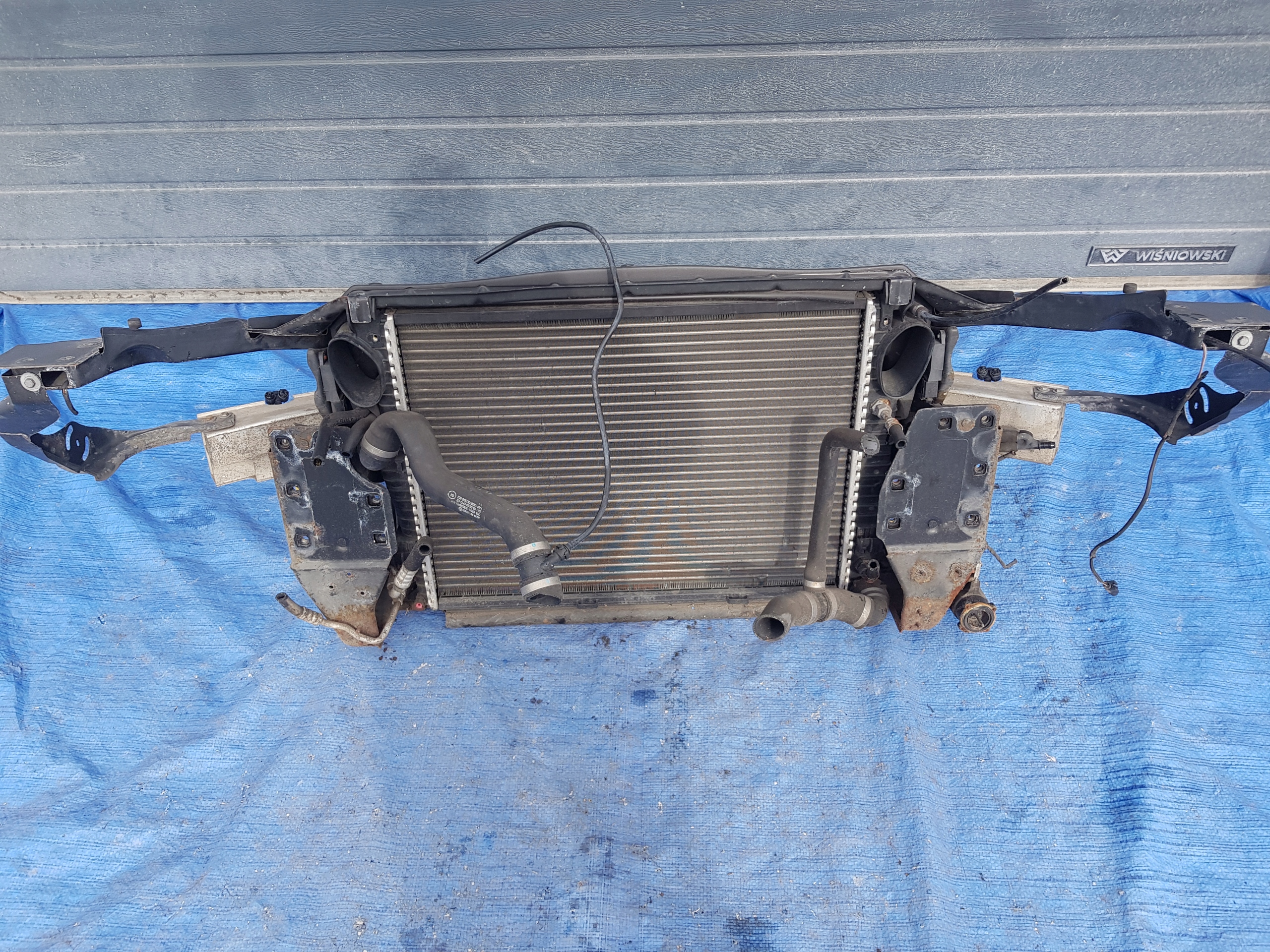 support panel for radiators radiator MERCEDES SL R230 W230