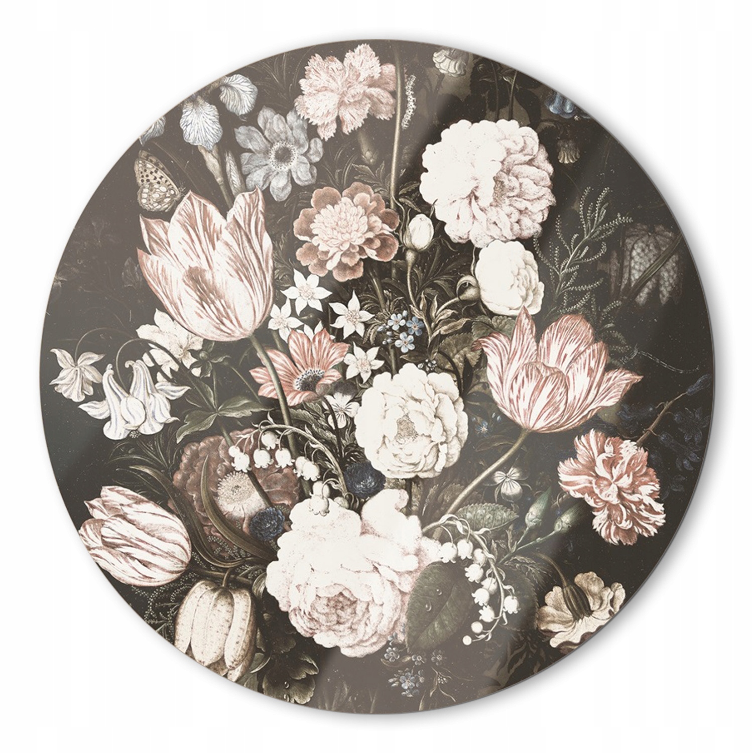 Dekoratívny fotoobraz s grafikou Retro kvety 80