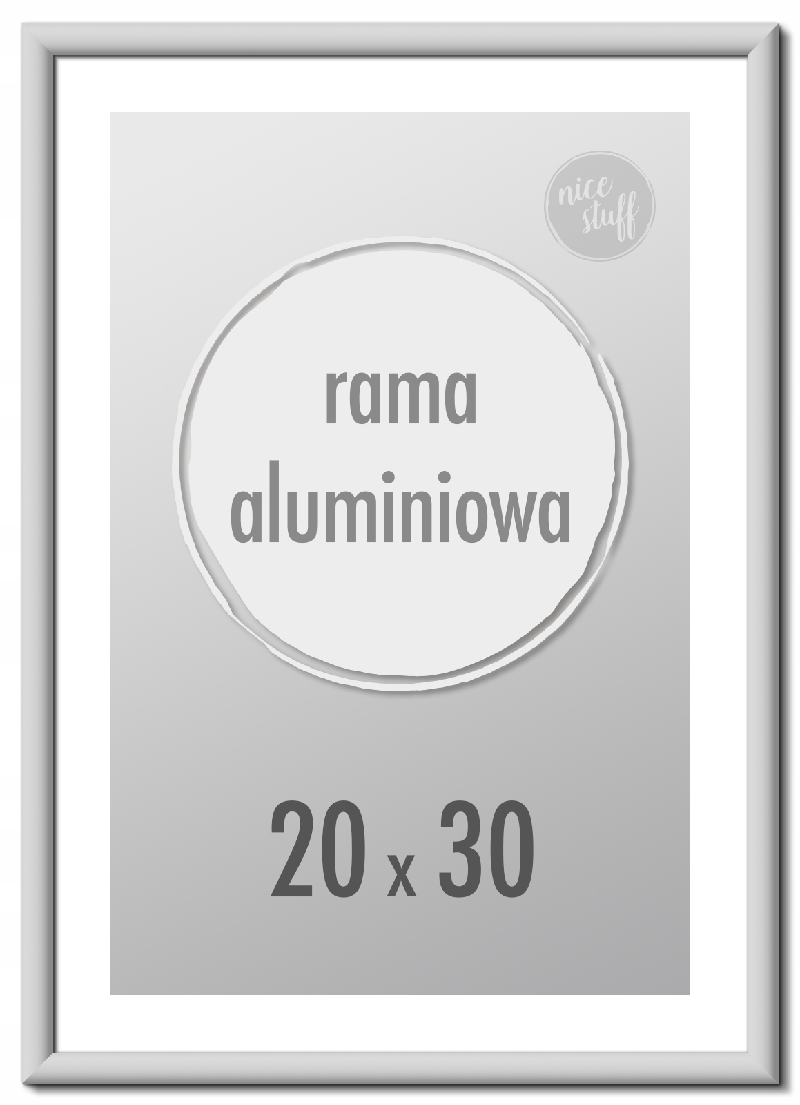 

Ramka na zdjęcia 20x30 cm Ramki aluminiowe 30x20