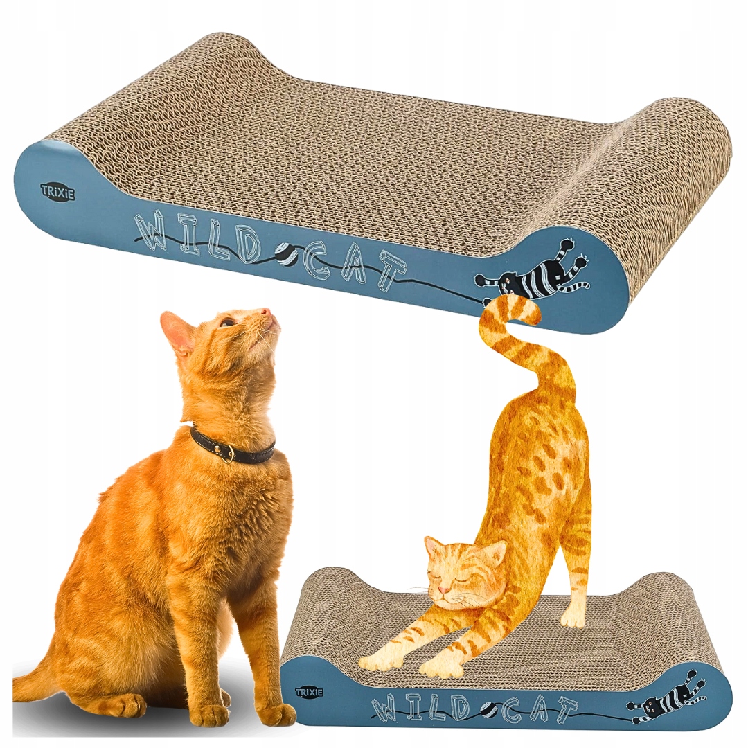 Levně Stylová Škrabací Podložka Pro Kočky 41 x 24 x 7 cm Škrabadlo Akcesoria Zvířata