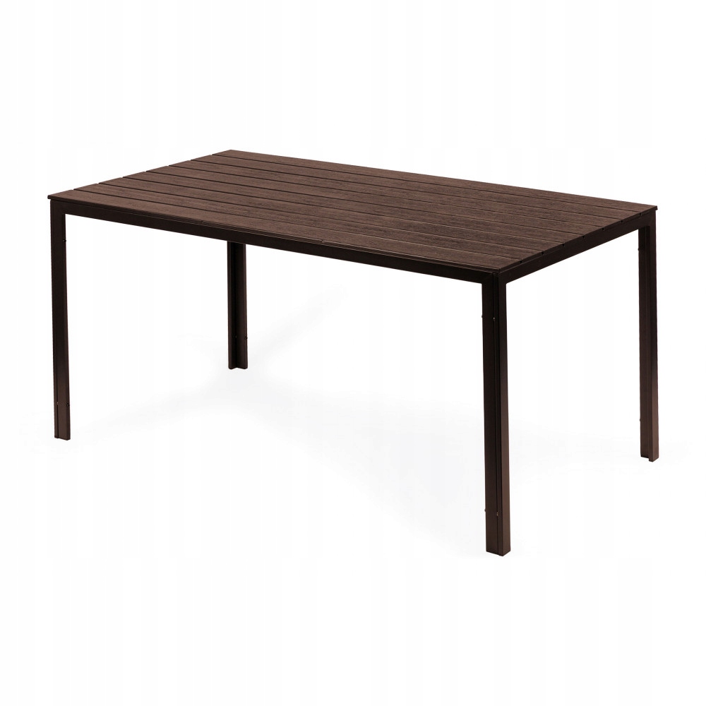 Zahradní Stůl Modernhome Polywood 156 X 78 CM, Hnědý, Odolný
