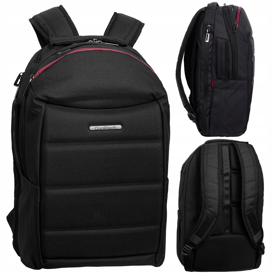 Coolpack Batoh Volve Black Red Pro Dámské Notebooky