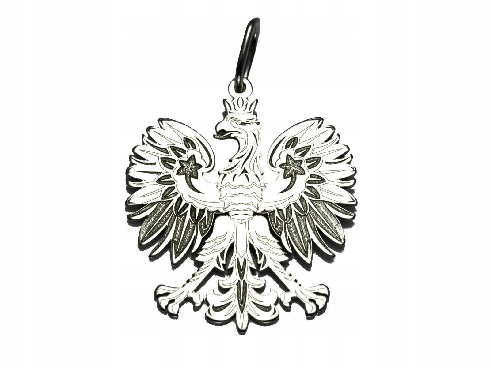 

Srebrny Orzeł Orzełek W Koronie Godło Srebro 925