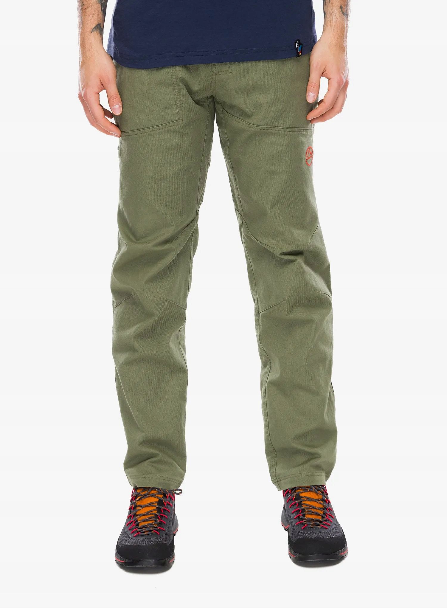 Lezecké kalhoty La Sportiva Bolt Pant cypress/mountain red M
