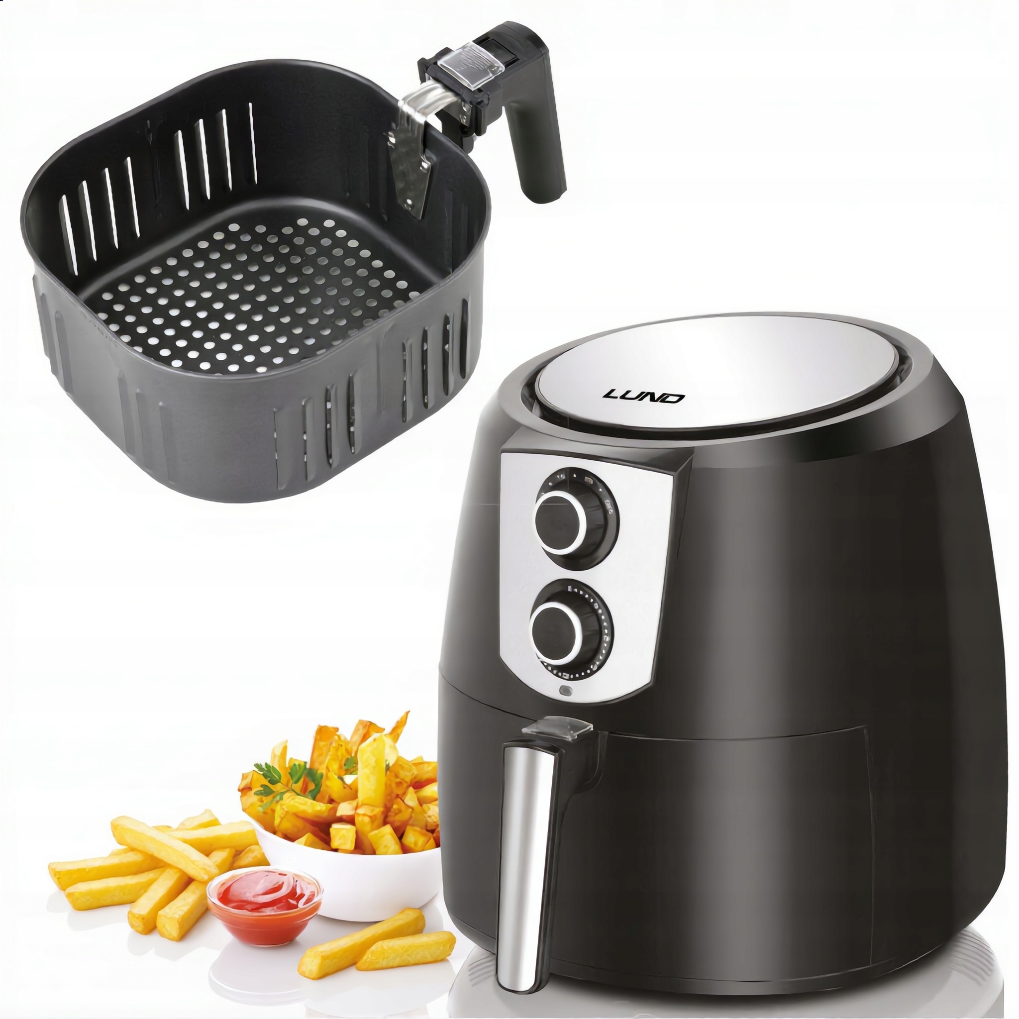 Horkovzdušná Fritéza 5,2L 1800W Lund 67573