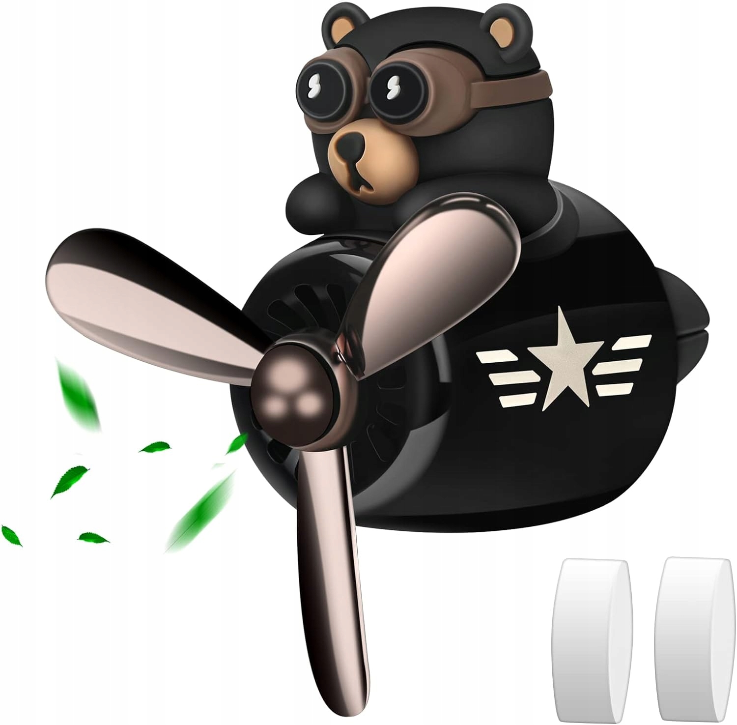 KLIPS DO ODŚWIEŻACZA POWIETRZA W SAMOCHODZIE Z 2 ZAPACH NIEDŹWIEDŹ PILOT Stan opakowania oryginalne