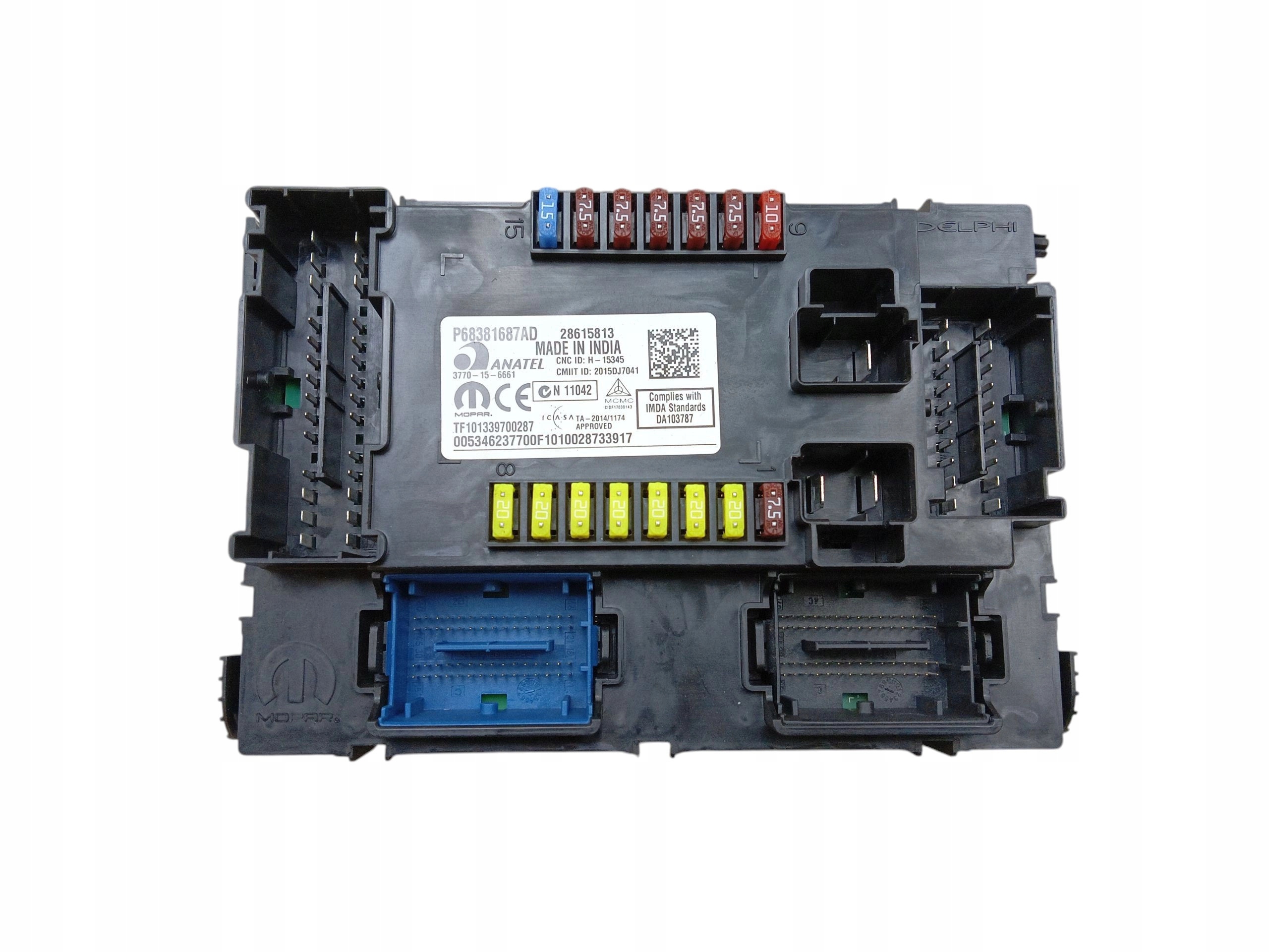 Module fusibles Module BCM JEEP COMPASS II P68381687AD