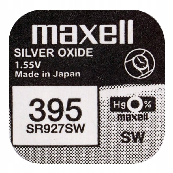 

bateria srebrowa mini Maxell 395 SR927SW SR57