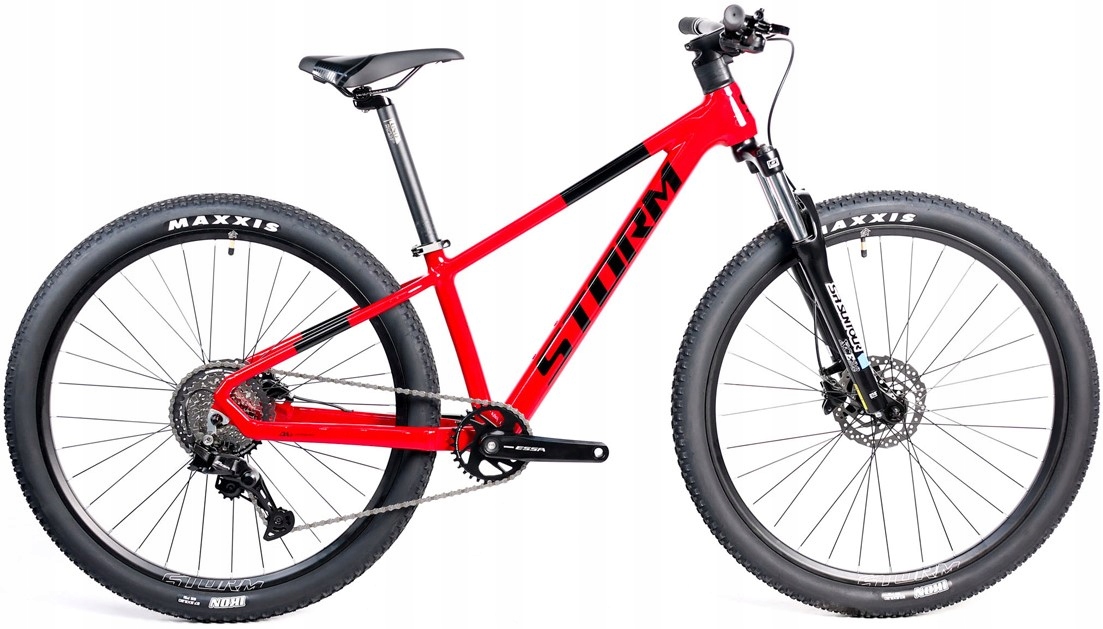 Rower Górski Mtb Storm Raptor 1.0 rama 13,5 27,5 czerwony 2026 1x8